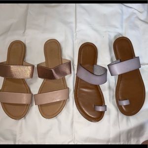 Sandal bundle! 2 for 1.